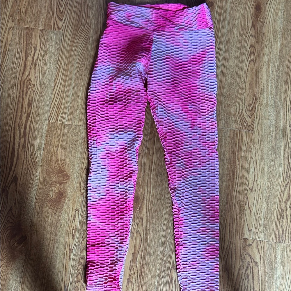 Stylish Pink and Purple Women's Leggings